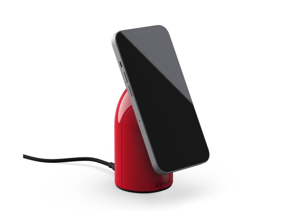 Unisynk Stand2™ Magnetic Wireless Desk Charger Qi2 15W Red