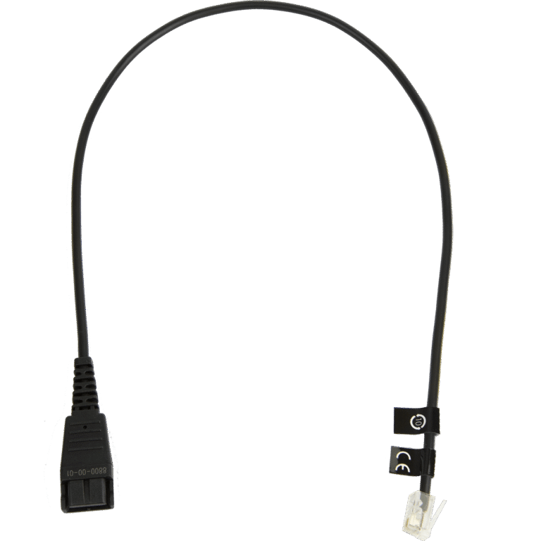 Jabra QD to modular RJ cord